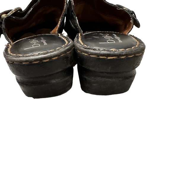 BOC Born Concepts Shoes Women Mules Clogs Leather Black 11 - Picture 8 of 11